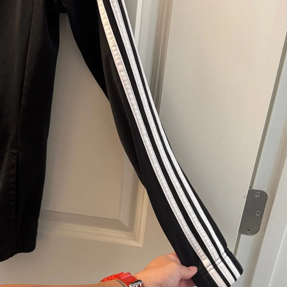 Adidas Black Jacket with White Accents - Picture 5 of 8